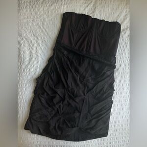 NWT 🏷️ Alice & Olivia Ruched Bustier Mesh Mini Dress